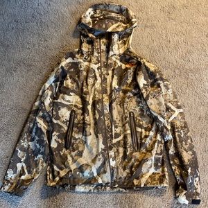 First Lite Vapor Rain Jacket in Cipher. XL